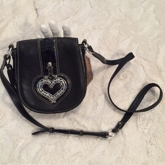 Brighton mini leather heart purse/wallet organizer - Picture 1 of 10